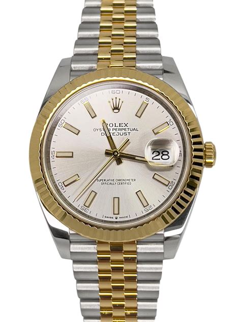 rolex two toned datejust|rolex datejust 41mm 126333.